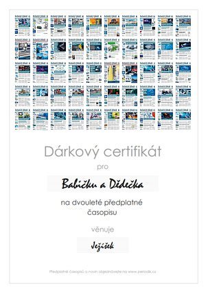 Náhled dárkového certifikátu