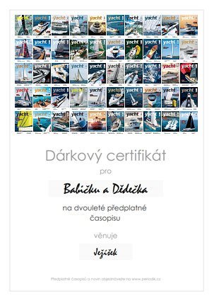 Náhled dárkového certifikátu