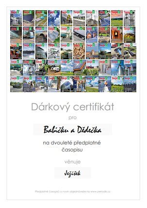 Náhled dárkového certifikátu