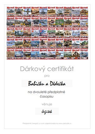 Náhled dárkového certifikátu