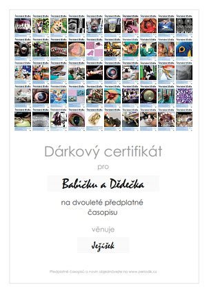 Náhled dárkového certifikátu